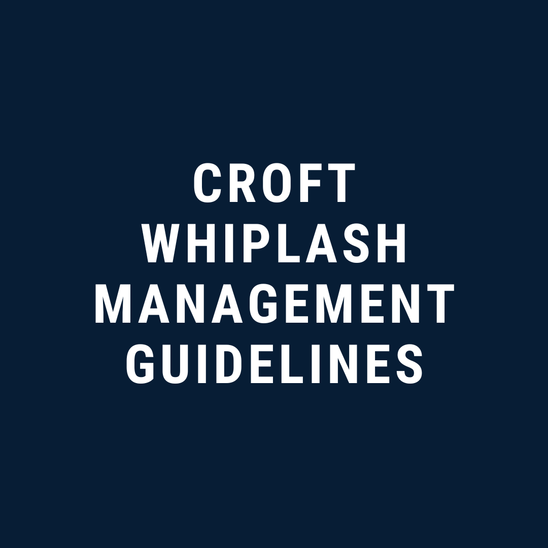 Clinical Guidelines | Croft Guidelines | AMA Guides